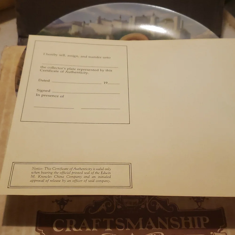 I HAVE CONFIDENCE-- THE SOUND OF MUSIC  COLLECTOR PLATE - Picture 4 of 6